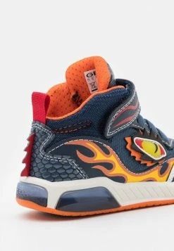 Geox INEK BOY - Baskets Montantes - Navy/orange -Pas Cher Geox Boutique c6f9ff2679d344f6b7ad73c4aace8752