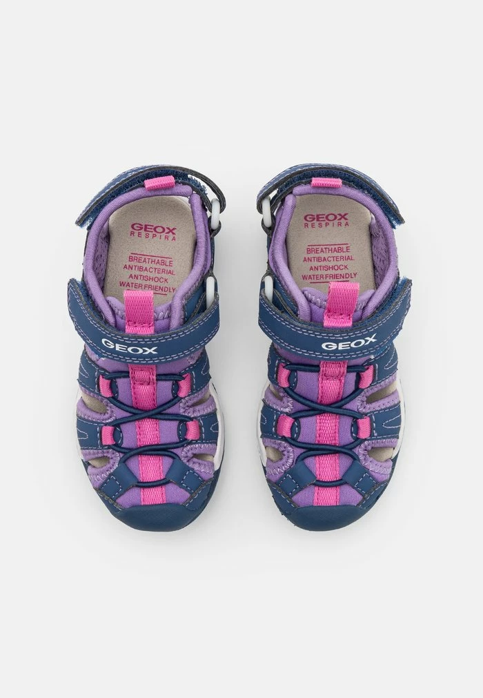 Geox BOREALIS GIRL - Sandales De Randonnée - Navy/lilac 4 Geox BOREALIS GIRL - Sandales De Randonnée - Navy/lilac – Image 4