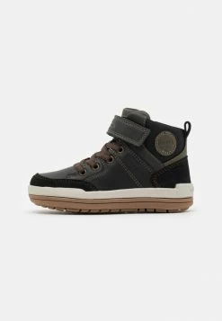 Geox CHARZ BOY ABX - Bottines à Lacets - Black/military
