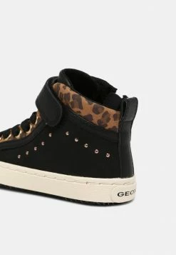 Geox KALISPERA GIRL - Baskets Montantes - Black/whisky -Pas Cher Geox Boutique cc13f5df8e2940648eab9b1f8b91dc74