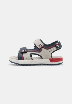 Geox ALBEN BOY - Sandales De Randonnée - Light Grey/navy