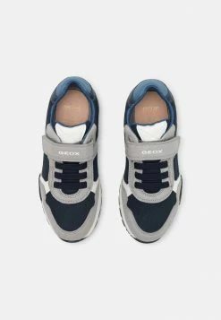 Geox ALFIER BOY - Baskets Basses - Grey/navy -Pas Cher Geox Boutique cf85b70290424b9e8dd3415c016bafb9