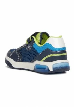 Geox INEK BOY - Baskets Basses - Navy/lime -Pas Cher Geox Boutique d21b9e7873f84cc3962ccce83ef04ec9