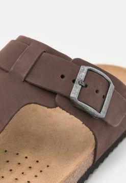 Geox GHITA - Tongs - Dark Coffee -Pas Cher Geox Boutique d4b2cf70069543ef881f11de459ccc0b