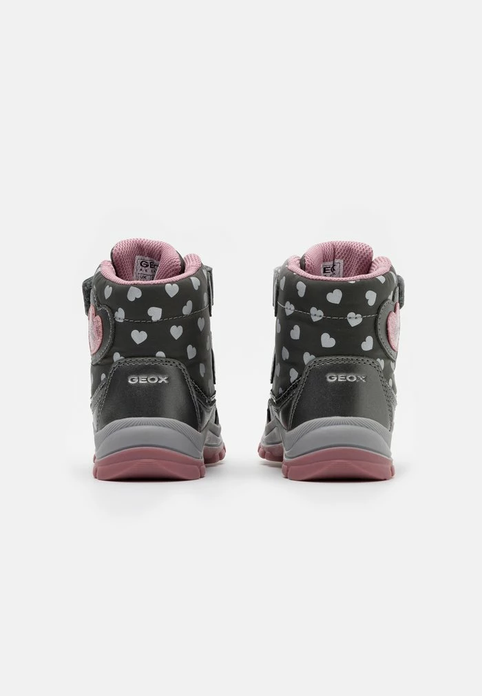 Geox FLANFIL GIRL WPF - Bottes De Neige - Dark Grey/pink 3 Geox FLANFIL GIRL WPF - Bottes De Neige - Dark Grey/pink – Image 3
