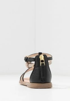 Geox KARLY GIRL - Sandales - Black/platinum -Pas Cher Geox Boutique d99bb02e0e6c4a4d80f670aa5fc2ca13