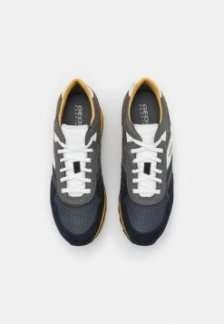 Geox PONENTE - Baskets Basses - Navy/ochre -Pas Cher Geox Boutique d9c1c43030e04d14b71f12b31aa8731d