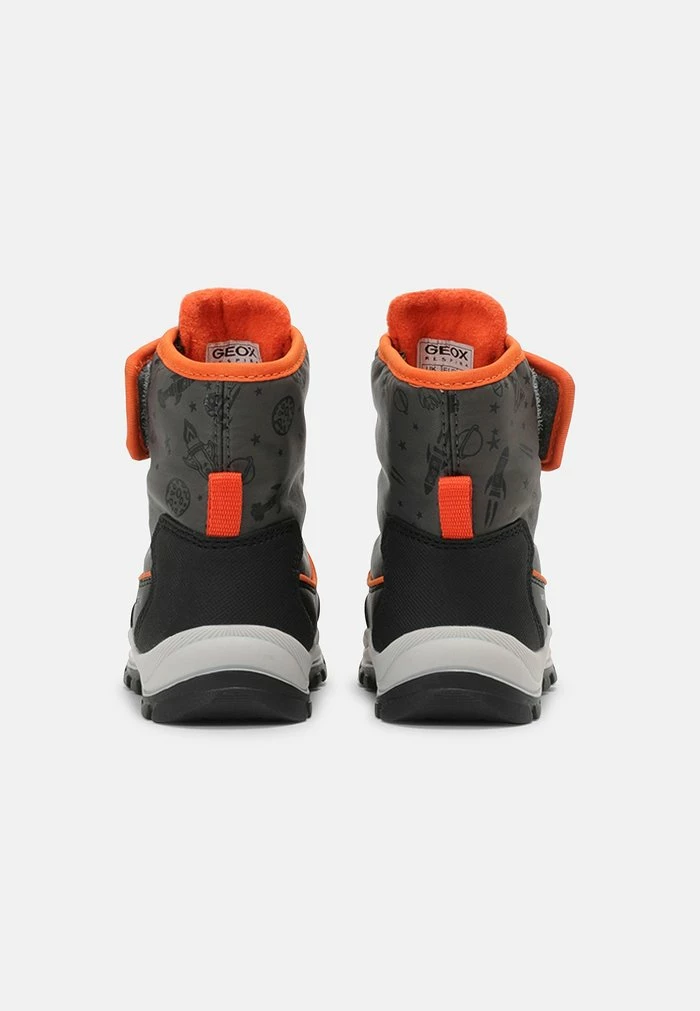 Geox FLANFIL BOY - Bottes De Neige - Black/fluo Orange 3 Geox FLANFIL BOY - Bottes De Neige - Black/fluo Orange – Image 3