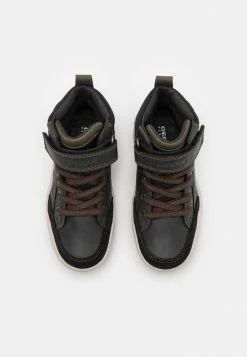 Geox CHARZ BOY ABX - Bottines à Lacets - Black/military -Pas Cher Geox Boutique df6198d704584080bef7b4595d01a22d