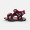 Geox AGASIM BOY - Sandales De Randonnée - Navy/red