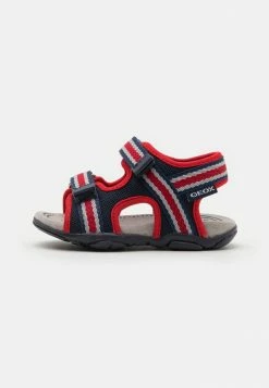 Geox AGASIM BOY - Sandales De Randonnée - Navy/red
