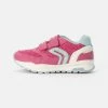 Geox PAVEL GIRL - Baskets Basses - Fuchsia/aqua