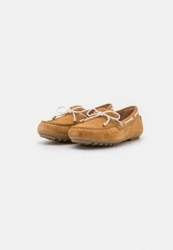 Geox LEELYAN - Mocassins - Caramel/white -Pas Cher Geox Boutique e0de1f65b32a43d09520696d68f53a89