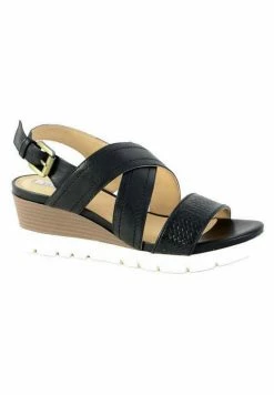 GEOX MARYKARMEN - Sandales Compensées - Black -Pas Cher Geox Boutique e17e276a0fbd4c3e82391600f345c4bd