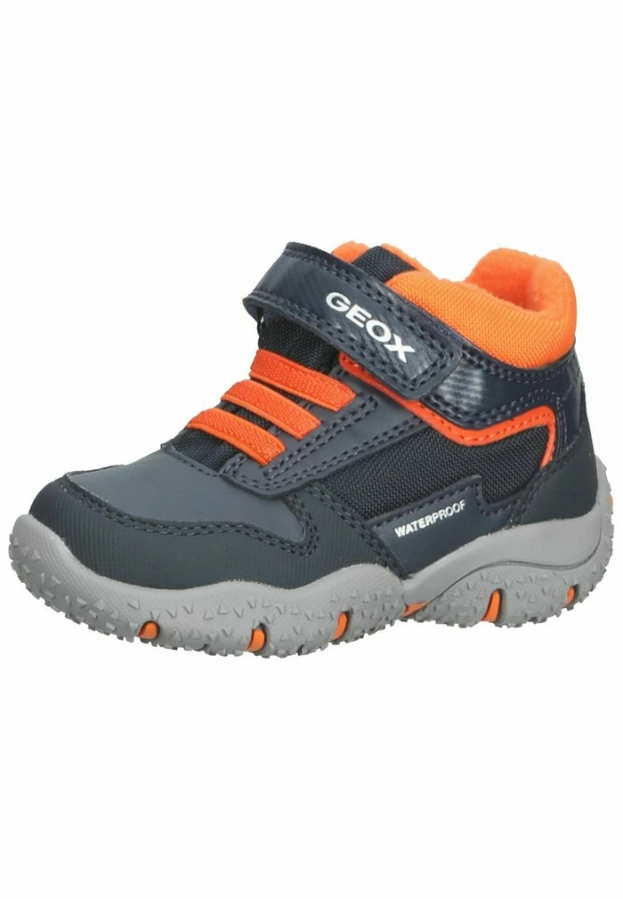 Geox Baskets Basses - Navy Orange 2 Geox Baskets Basses - Navy Orange – Image 2