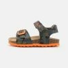 Geox CHALKI BOY - Sandales - Military/orange
