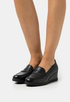 Geox ANYLLA WEDGE - Escarpins Compensés - Black