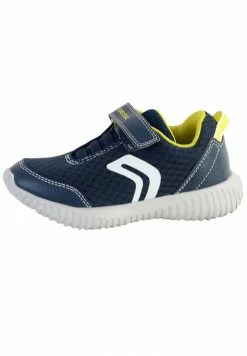 Geox BASKET WAVINESS - Baskets Basses - Navy Lime