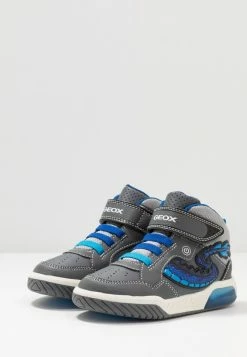 Geox INEK BOY - Baskets Montantes - Grey/royal -Pas Cher Geox Boutique e574b7a7760e42609bedc23ddec5dd96