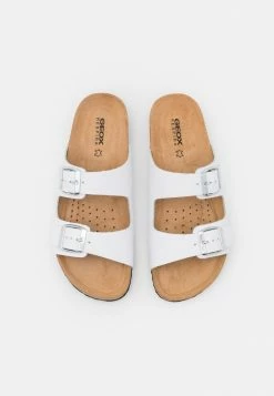 Geox BRIONIA - Mules - White -Pas Cher Geox Boutique e5ecc46ff08643feb9fd7887d16635f4