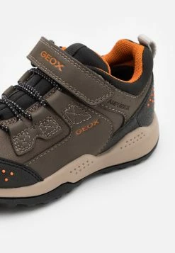 Geox TERAM BOY ABX - Baskets Basses - Military/dark Orange -Pas Cher Geox Boutique e836768614934ffeaae6cea26743ef24