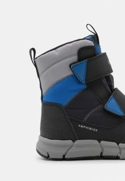 Geox J FLEXYPER BOY ABX - Bottes De Neige - Black/royal -Pas Cher Geox Boutique e8adb615025a4949afeed9ad6413abe4