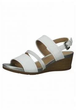 Geox Sandales Compensées - White Silver -Pas Cher Geox Boutique e9f0f854c0104b2d920c28b0f2b79173