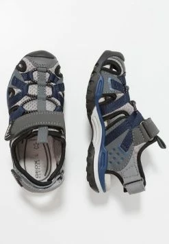 Geox BOREALIS - Sandales De Randonnée - Dark Grey/navy