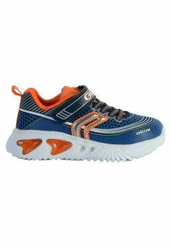 Geox ASSISTER - Baskets Basses - Marine/orange -Pas Cher Geox Boutique eab95a4d3e4a49c0b4c3c0c058066adc