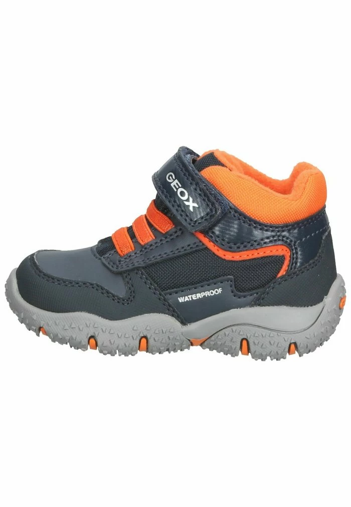 Geox Baskets Basses - Navy Orange 1 Geox Baskets Basses - Navy Orange