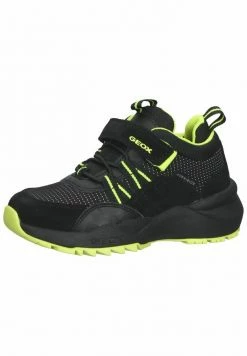 Geox Baskets Montantes - Black/fluo Yellow -Pas Cher Geox Boutique ec74ee9d3b624d8484e50da8d1dccde2