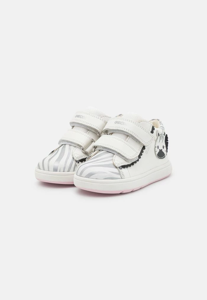 Geox BIGLIA GIRL - Chaussures à Scratch - White/silver 2 Geox BIGLIA GIRL - Chaussures à Scratch - White/silver – Image 2