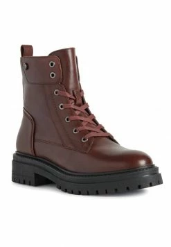 Geox IRIDEA - Bottines à Lacets - Bordeaux -Pas Cher Geox Boutique edf379d4a0cd475c9f42c2387e025d02
