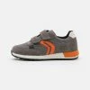 Geox ALBEN BOY - Baskets Basses - Grey/orange