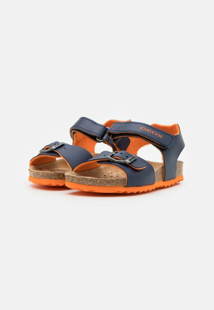 Geox GHITA BOY - Sandales - Navy/orange 2 Geox GHITA BOY - Sandales - Navy/orange – Image 2