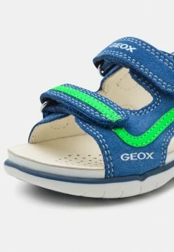 Geox DELHI BOY - Sandales - Royal/fluogreen -Pas Cher Geox Boutique f2a7bed74cdb47f0b39007f3eac86f21