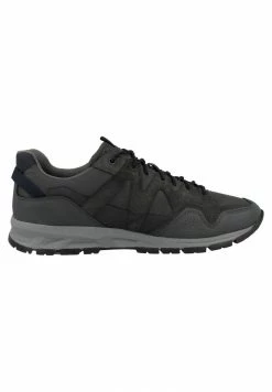 Geox DELRAY - Baskets Basses - Anthracite -Pas Cher Geox Boutique f31f5d6842494ab7bb079fc47fd6ab0e