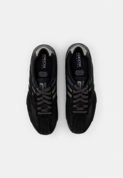 Geox SNAKE - Baskets Basses - Black/blue -Pas Cher Geox Boutique f46beb270c2b400b886598a35e61bf96