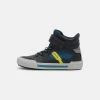 Geox ALONISSO BOY - Baskets Montantes - Navy/lime
