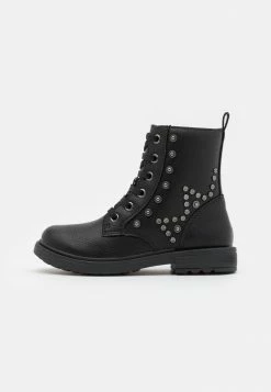 Geox ECLAIR GIRL - Bottines à Lacets - Black