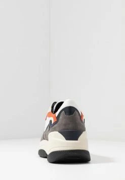 Geox KIRYA - Baskets Basses - Dark Grey/white -Pas Cher Geox Boutique f93bef14299b4a26a9fa1d71699787a5