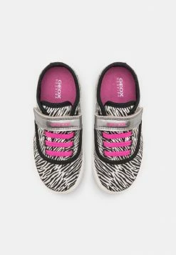 Geox GISLI GIRL - Baskets Basses - White/black -Pas Cher Geox Boutique fa022250e4e1460fb7cbedbbfecb2702