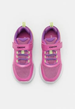 Geox SPRINTYE GIRL - Baskets Basses - Fuchsia/lime -Pas Cher Geox Boutique fb59209ca2a243329c171afd7d728339