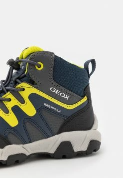 Geox MAGNETAR BOY WPF - Bottines à Lacets - Dark Grey/lime -Pas Cher Geox Boutique fe7bce111b944bd2a2cda6b69b879883