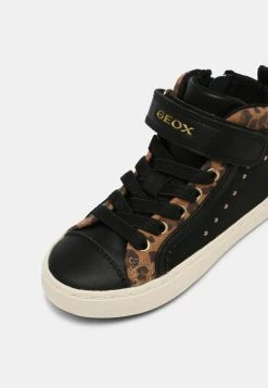 Geox KALISPERA GIRL - Baskets Montantes - Black/whisky -Pas Cher Geox Boutique fec6adfd282f48f99829860a6f3c7daa