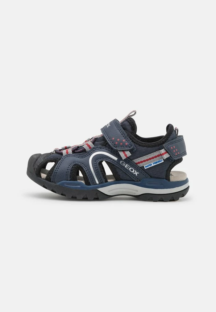 Geox JR BOREALIS - Sandales - Navy/red 1 Geox JR BOREALIS - Sandales - Navy/red